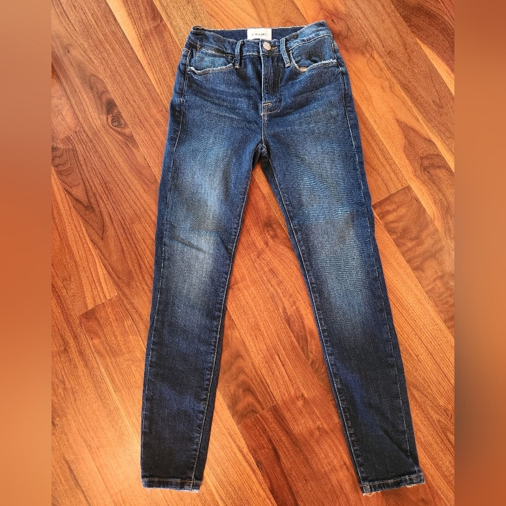Frame Le High Skinny Crop Jeans